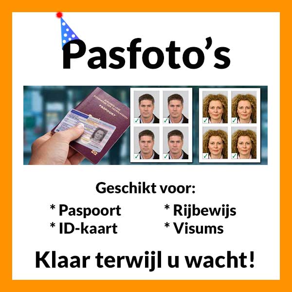 Pasfoto's laten maken